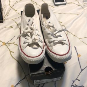 Low top converse all star-optic white